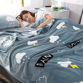 2020 m. Žiemos Kietas Flanelė patalynės lapas Naujas tirštėti Flanelė Vilnos lova padengti sandred lova padengti paklode