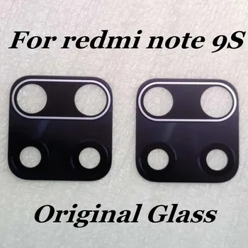 50Pcs Originalą Xiaomi Redmi pastaba 9s Galiniai Atgal Kameros Stiklo Objektyvo Dangtelį Objektyvo su lipdukai redminote9s note9s Atsarginės Dalys