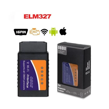 Eunavi WIFI ELM327 Bluetooth V1.5 ELM 327 Sąsaja OBD2/OBD II Auto Kodų Skaitytuvas