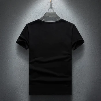 T-shirt Vyrai 2020 Metų Vasaros Mados Slim Atsitiktinis Prieš kalnų krištolas Medvilnės Tshirts Aukštos Kokybės Streetwear Didelis Dydis S-7XL Viršūnes Vyras