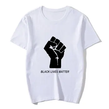 Moterų Protesto 2020 Juoda Gyvybes Klausimas, Raidė T Shirt BLM Moterų Negabaritinių Marškinėlius Harajuku Atsitiktinis Trumpas Rankovėmis Estetines