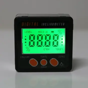 Skaitmeninis Inclinometer Elektroninių Matlankis Aliuminio Lydinio Korpuso Kampine Lauke Kampo Matuoklis Matuoklio Matavimo įrankis 19QB