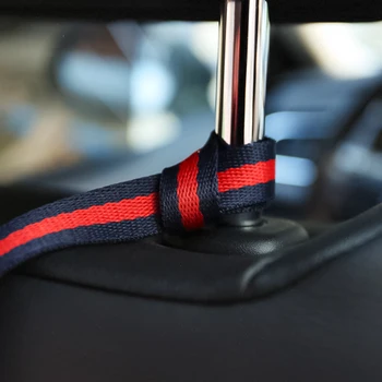 2vnt Automobilio emblema Automobilių Sėdynės Pagalvėlės Kablys saugojimo Kabliai, mini Audi 