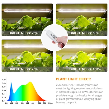 Viso Spektro Led Augti Šviesos Juostos 20W Phytolamp Augalai, Baltas Led Grow Light Fito Lempa, Laikmatis, šviesos srautą galima reguliuoti Barų Patalpų Auga
