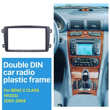 Seicane Dvigubo Din Automobilio Radijo Fasciją DVD Grotuvas, 2002 m. 2003 m. 2004 Mercedes BENZ C CLASS W203 Skydelis Rinkinys Stereo Brūkšnys Apdaila rinkinys