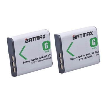 Batmax NP-BG1 NP BG1 NPBG1 Baterija+LED USB Dual Įkroviklio Sony DSC-N1 DSC-T2 DSC-H9 DSC-H10 DSC-H20 DSC-H50 DSC-H55 DSC-H7
