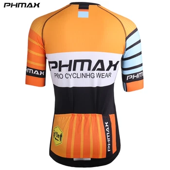 PHMAX 2019 dviračių džersis Vasaros trumpomis Rankovėmis Lenktynių Dviratį Dviračiu Marškinėliai, Poliesterio MTB Dviratį Dviračiu Uniformas Vyrams