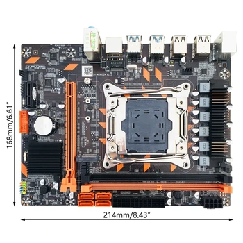 X99-Mini LGA2011-3 M-ATX pagrindinė Plokštė Core 5 6 Xeon E5 E7 DDR4 2666 2400 2133 MHz Atminties SATA3 HDD M. 2 NVME SSD RJ49