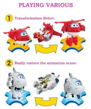 Big!!! Super Sparnus Deformacijos Lėktuvo Robotas Veiksmų Skaičiai Super Sparno Transformacijos žaislai vaikams dovanų Brinquedos