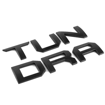Toyota Tundra Bagažinės Logotipo Raidės Emblema Įterpti Lipdukas 3D Lentele Galiniai Kamieno Lentele Sidabro Juoda Auto Priedai