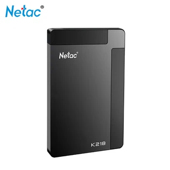 Originalus Netac USB 3.0 HDD 2TB Flash Drive 2.5 colių 1 TB Išorinis Nešiojamas Kietasis Diskas LED Ratai 5400 K218