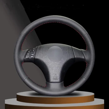 Juoda Dirbtinė Oda Automobilių Vairo Dangtelis Mazda 3 