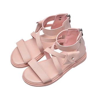 CO01 JY Vasaros Vaikų mergaičių Romos batai Mergina Butas atsitiktinis gladiatorių sandalai batų 21-36 3colors QCR-F-2 TX07