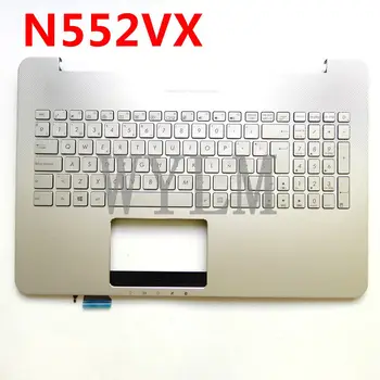 Naujas N552VX nešiojamojo kompiuterio klaviatūros ASUS VivoBook Pro N552VX N552V N552 be touchpad Dual kalbos klaviatūra su apšvietimu