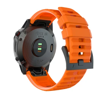 26mm Silikono Dirželis Pakeitimo Watchband Garmin Fenix 6X Apyrankės Apyrankė Garmin Fenix 5X/5X Plus Smart Watch Band