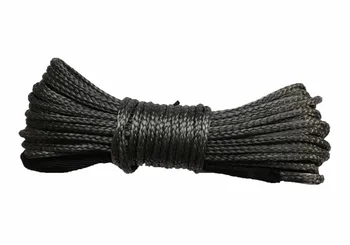 Aukštos kokybės 5mm x 25m sintetinių gervė kabelinių linijų uhmwpe virvę su apvalkalu, automobilių reikmenys