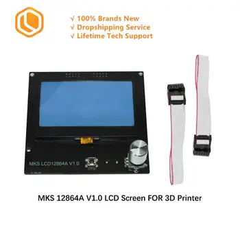 SIMAX3D LCD12864 Valdytojas Reprap MKS LCD12864A V1.0 Ekranas LCD Modulis MKS GEN V1.4 GEN_L Plokštės 3D Spausdintuvas LCD Dalys