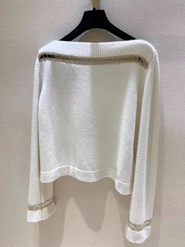 2020 m. moteris panele kašmyro megztinis megztas megztinis
