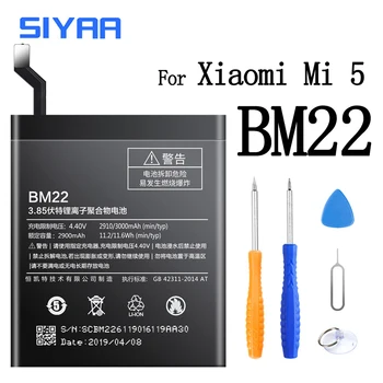 Originalus Baterijos BM45 BM46 BM42 BN43 BN41 BM47 BM46 BM22 BM35 Už Xiaomi Redmi Pastaba 2 3 4 4X Note2 Note3 Redmi3 3S 3X 4X Baterija
