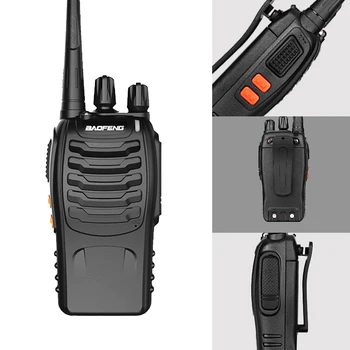 2vnt/daug Pigiausia Baofeng bf-888s 5W Walkie talkie Nešiojamą Du būdu Radijo BF-888S walkie-talkie transiveris Ricetrasmettitore