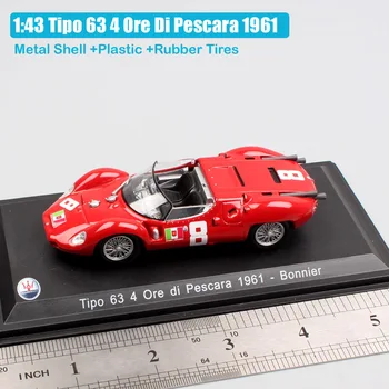 1:43 Mastelis classic Tipo 63 4 Rūdos Di Pescara 1961 M. Nr. 8 Bonnier 