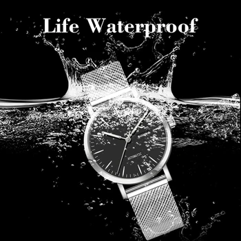 WAKNOER Prekės Paprasti mechaniniai Laikrodžiai Moterų Gyvenimo Vandeniui Šviesos Ponios Žiūrėti Mados Atsitiktinis Akių Juostos erkek kol saati