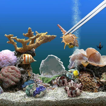 5 Vnt. Akvariumo Žuvų Bakas Priežiūros Aquascaping Įrankių Rinkinys Vandens Augalai, Dumbliai Švaresnis Jūrų Akvariumas Priedai