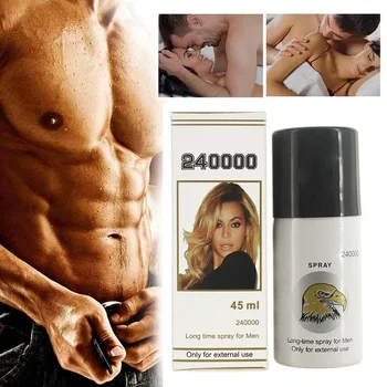 Vyrų Delay Spray 45ml Tegul sekso metu padidėjo 60 minučių Natūralių Žolelių Ekstrakto Jokio šalutinio poveikio Suaugusiųjų sekso produktai Skysčio tabletes