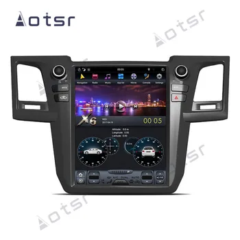 Android9 Tesla stiliaus Automobilių GPS Navigacijos, multimedijos Toyota Fortuner HILUX 07-15 auto stereo radijo magnetofonas DVD headunit