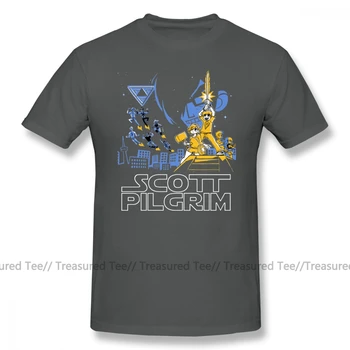 Scott Pilgrim Marškinėliai Ne Taip Seniai T-Shirt Mens Didelis Marškinėliai, Trumpas Rankovėmis Medvilnė Klasikinis Spausdinti Juokinga Marškinėlius