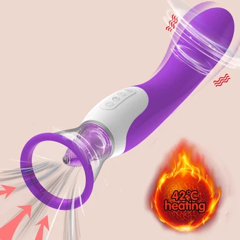 Kalba Dildo Vibratorius Moterų Intymių Prekių Spenelių Gyvis Siurblys Žodžiu Lyžis Klitorio Stimuliacija Erotinis Sekso žaisliukai Suaugusiems