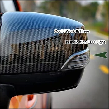 Wooeight 2x Aišku Automobilių Šoninių Veidrodžių Asistentas Posūkio Signalo Lemputė Rodikliai Objektyvas Tinka Subaru WRX STI LEVORG Auto Pakeitimo