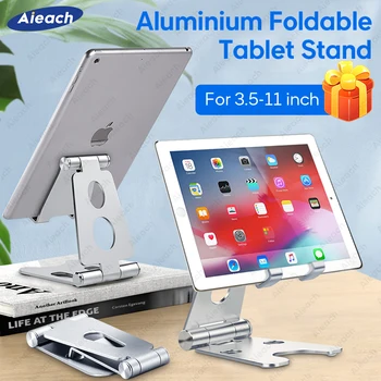 Aieach Reguliuojamas Sulankstomas Aliuminio Tablet Stand For iPad Pro Oro 3 10.2 Turėtojas Xiaomi 