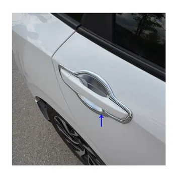 Automobilių padengti apdaila priedai išorės durų Dubenį stick lempos liejimo 4pcs/set Honda Civic Sedanas 10 2016 2017 2018