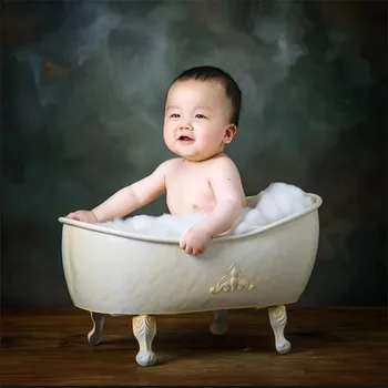 Naujų kūrybinių naujagimių fotografijos rekvizitai kūdikių vonia kūdikio krepšelio foto, fotografijos reikmenys