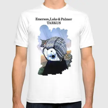 ELP EMERSON LAKE AND PALMER TARKUS VYRAI T-SHIRT O-Kaklo Mados Atsitiktinis Aukštos Kokybės Print T Shirt