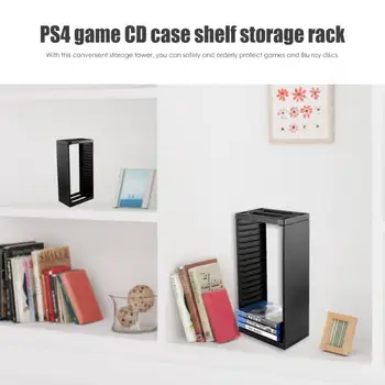 Už PS4 Žaidimų Diskų Laikymo Bokštas Atveju CD Stovas Laikiklis PS4 Slim Pro Žaidimų Konsolės žaidimų priedai