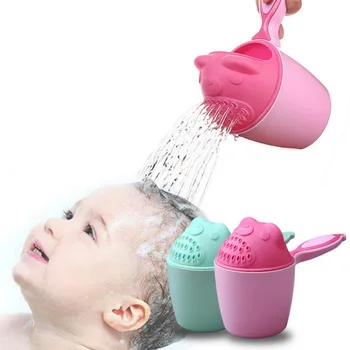 Plastikiniai Sustorėjimas Kūdikių Galvos Plovimo Taurės Kūdikių Dušo Vandens Scoop Vaikų Produktai Vonia