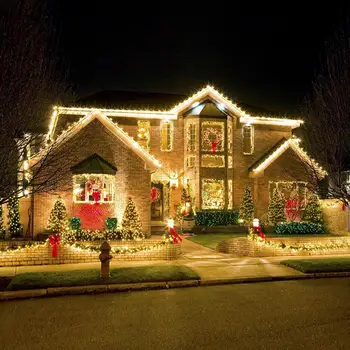 LED Lauko Saulės Lempos String Žibintai Linksmų Kalėdų Dekoro Namuose Kalėdų Eglučių Papuošalai Kalėdų Dovanos Gimdymo 2020 Naujųjų Metų 2021