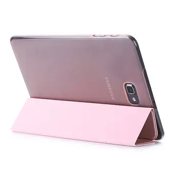 Originalus Case For Samsung Galaxy Tab a6 10.1 2016 T585 T580 SM-T580 T580N Smart Case Cover PU Odos Funda Tabletė+Filmas+Rašiklis