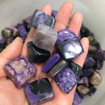 200g Natūralaus Charoite gydymo kristalų violetinė charoite krito akmens