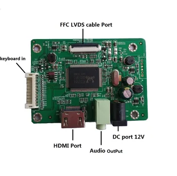 LCD LED HDMI EDP mini Valdiklio tvarkyklę valdybos 40pin 