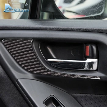 Oro greitis 2 Vnt Anglies Pluošto vidinės durų rankenos apdaila Subaru Forester 2013 m. m. m. 2016 m. XV automobilio stiliaus