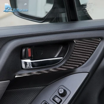Oro greitis 2 Vnt Anglies Pluošto vidinės durų rankenos apdaila Subaru Forester 2013 m. m. m. 2016 m. XV automobilio stiliaus