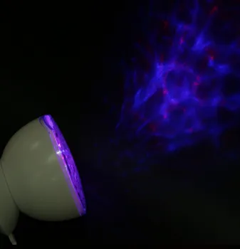 Vandenyno Bangos Žvaigždėtas Dangus Aurora LED Nakties Šviesos Projektorius Luminaria Naujovė Lempa USB Lempa naktinė lempa Iliuzija Kūdikių Vaikams
