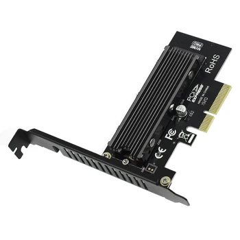 JEYI Combo Aušinimo Karo Heatsink + SK4 m.2 NVMe SSD į PCIE 3.0 X4 Adapterio plokštę M Svarbiausių Paramos PCI Express PCI-e X16 X8