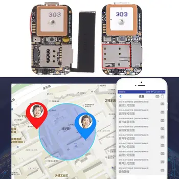 ZX303 PCBA Mini Dydžio GPS Tracker) GSM AGPS-Wifi LBS Locator SOS Signalą Web APP 