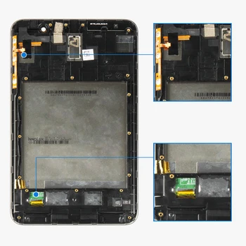 Už Asus Memo Pad7 ME176 ME176C ME176CX K013 LCD Ekrano Matricos Touch Ekranas skaitmeninis keitiklis komplektuojami su Rėmo atsarginės Dalys