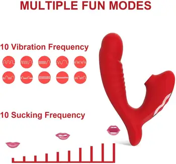 Galingas Čiulpti Dildo Vibratorius Masturbators Moterų Gyvis G Spot Makšties Klitorio Stimuliacija Erotiniai Žaislai Suaugusiems Pora