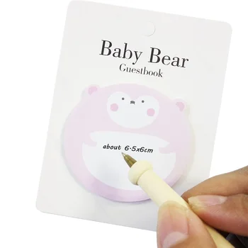 40pack/daug gražių Baby Bear notepad Sticky Notes palikti pranešimą memo lipdukai, Kanceliarinės prekės, biuro reikmenys didmeninė